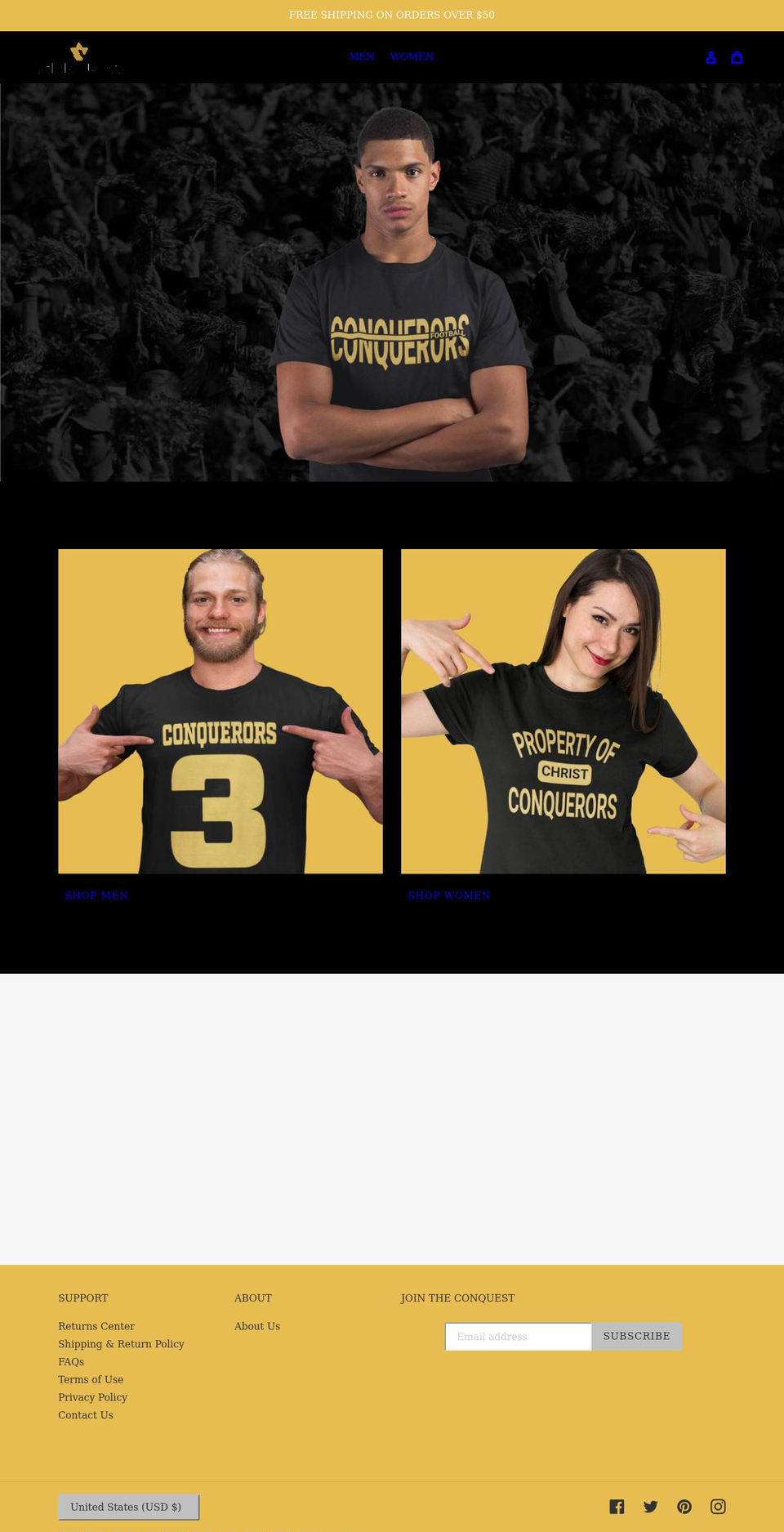 christletics.com shopify website screenshot
