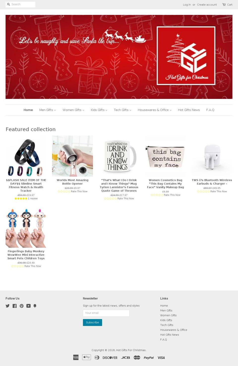 christmasgiftbestdeals.com — Shopify storefront screenshot