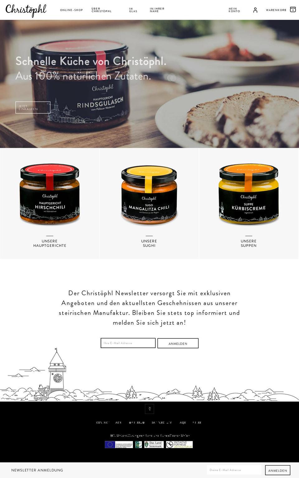 Christoephl Shopify theme site example christoephl.com