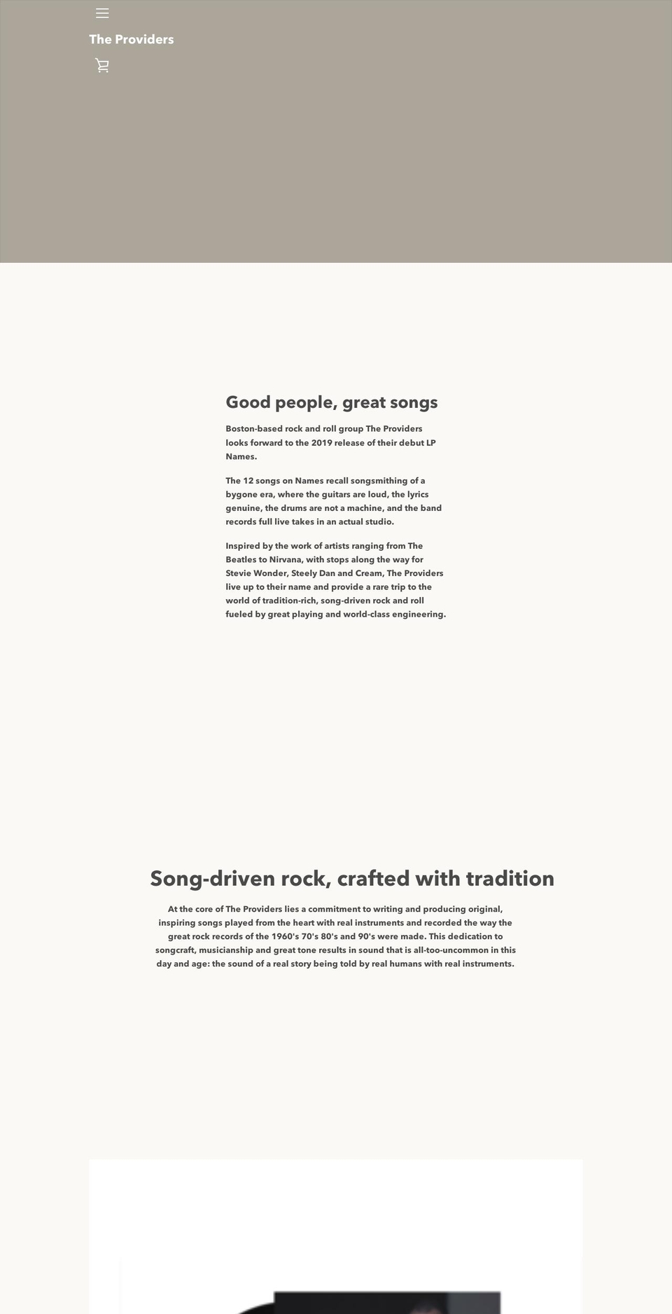 christopherodonnell.com — Shopify storefront screenshot