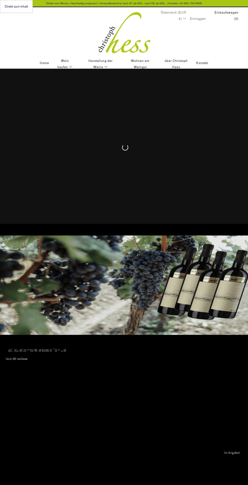 christophhess.at shopify website screenshot