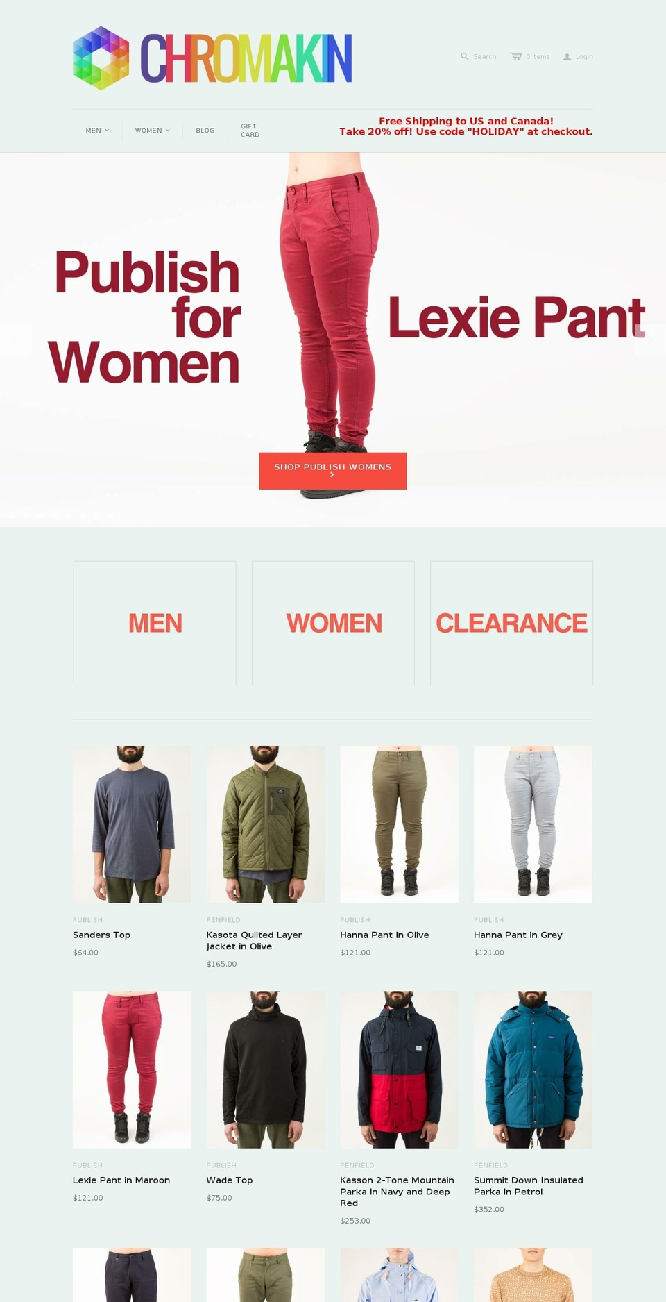 chromakin.com — Shopify storefront screenshot