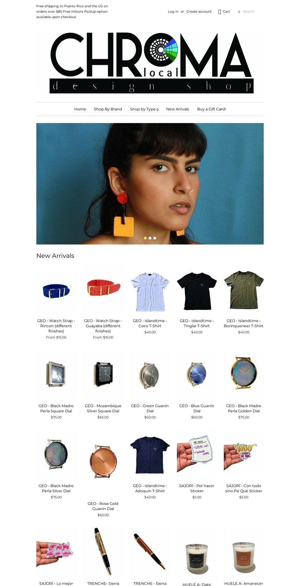 chromalocal.com shopify website screenshot