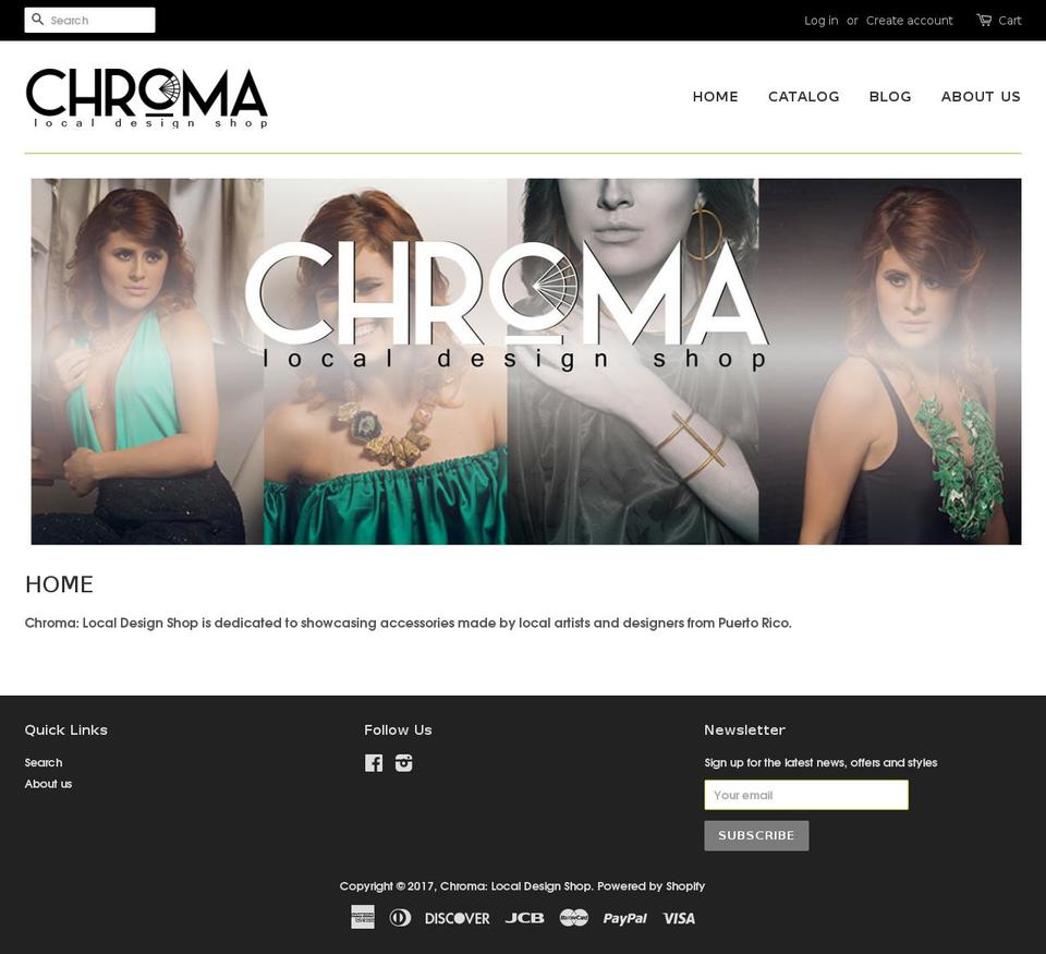 chromapr.com shopify website screenshot