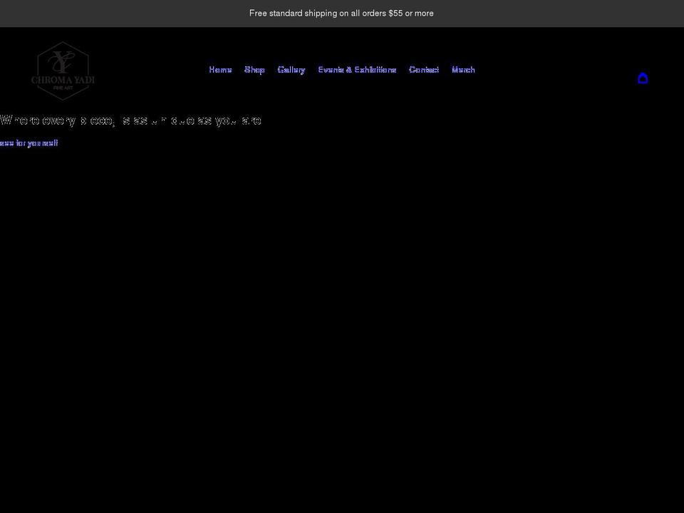 chromayadi.com shopify website screenshot