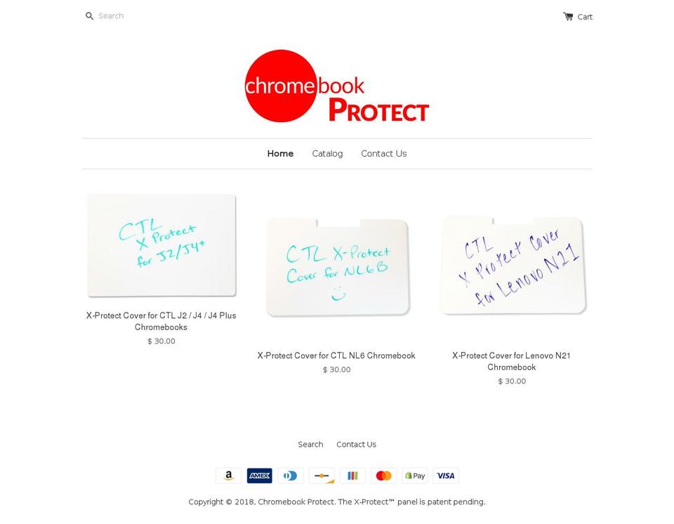 chromebookprotect.com — Shopify storefront screenshot