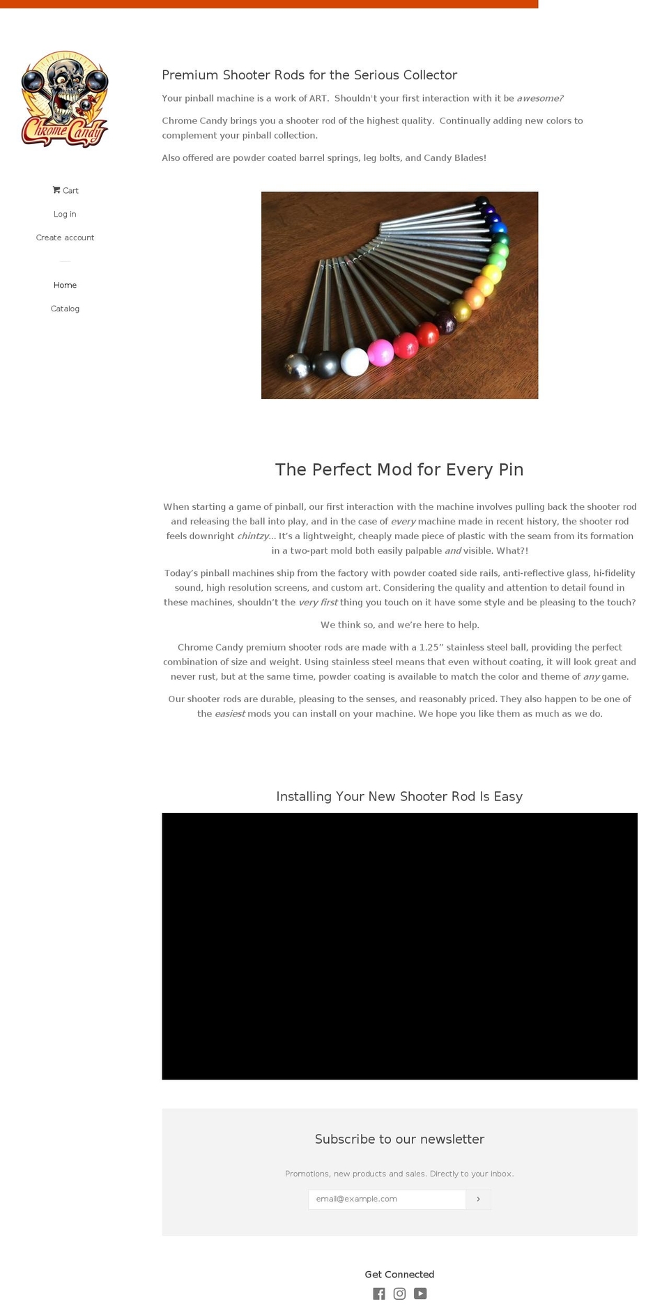 chromecandy.com — Shopify storefront screenshot