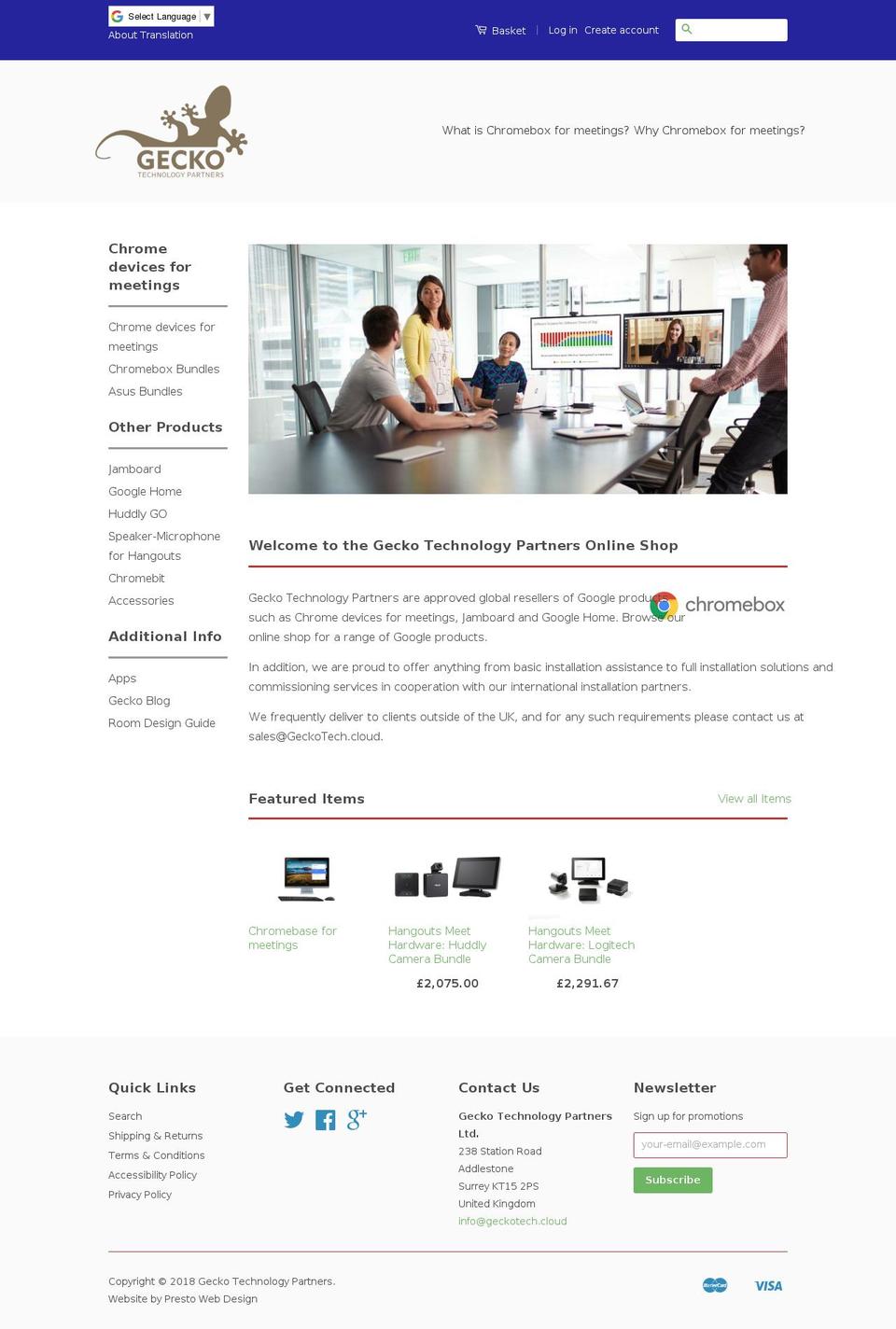 chromedevices.cloud shopify website screenshot