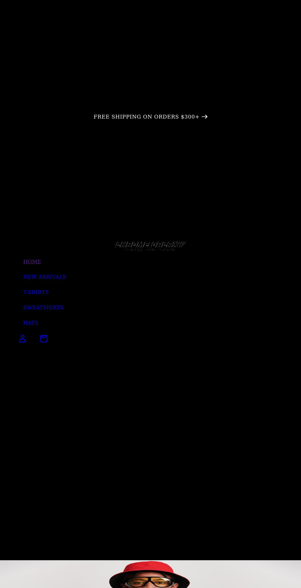 chromegalaxy.com shopify website screenshot