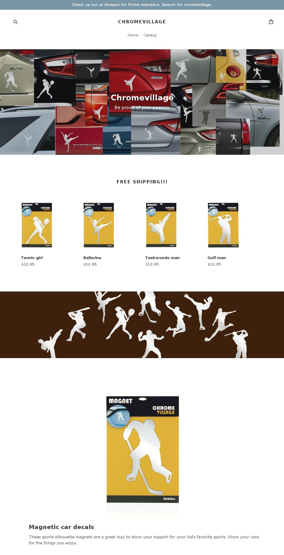 chromevillage.com — Shopify storefront screenshot