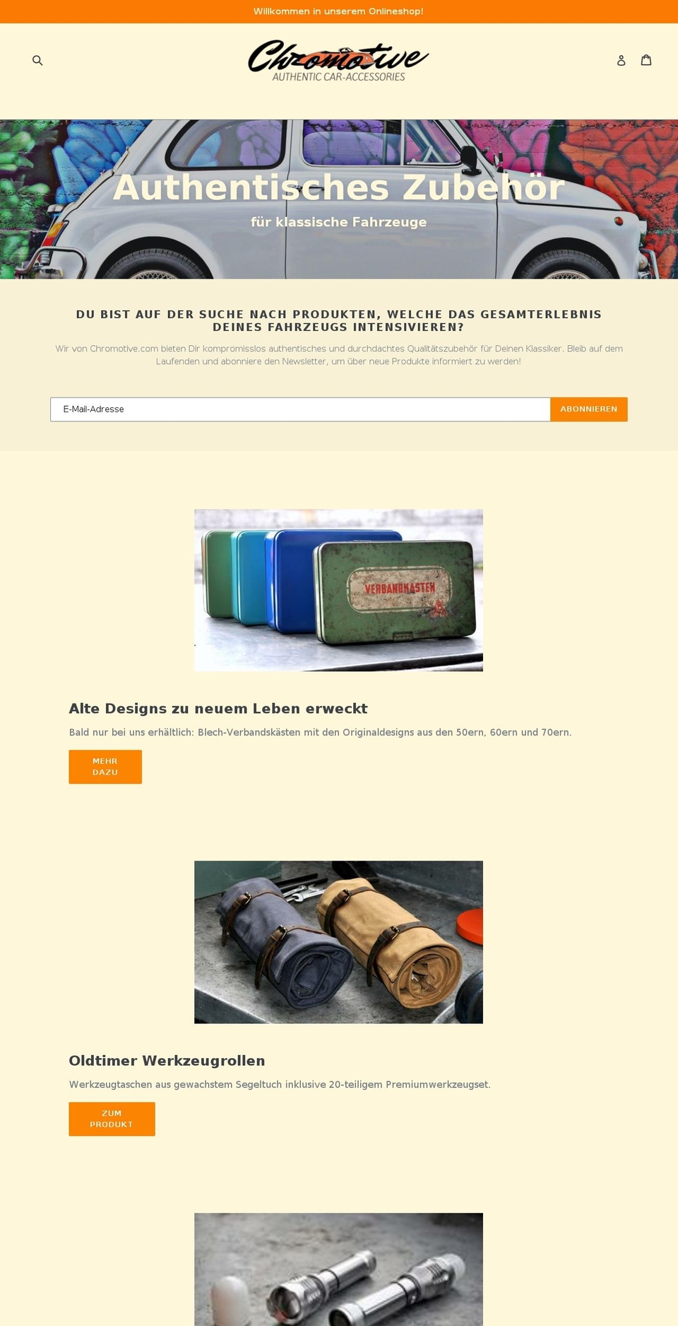 chromotive.com — Shopify storefront screenshot