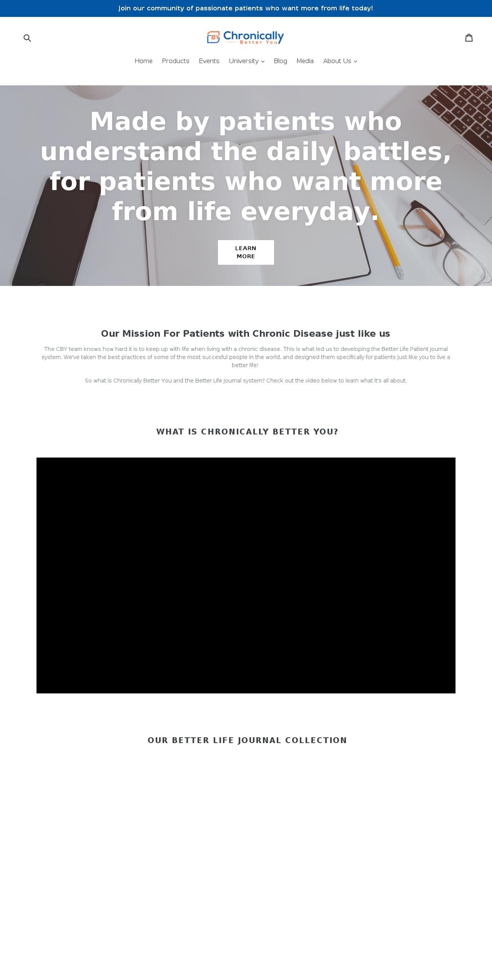chronicallybetteryou.com — Shopify storefront screenshot