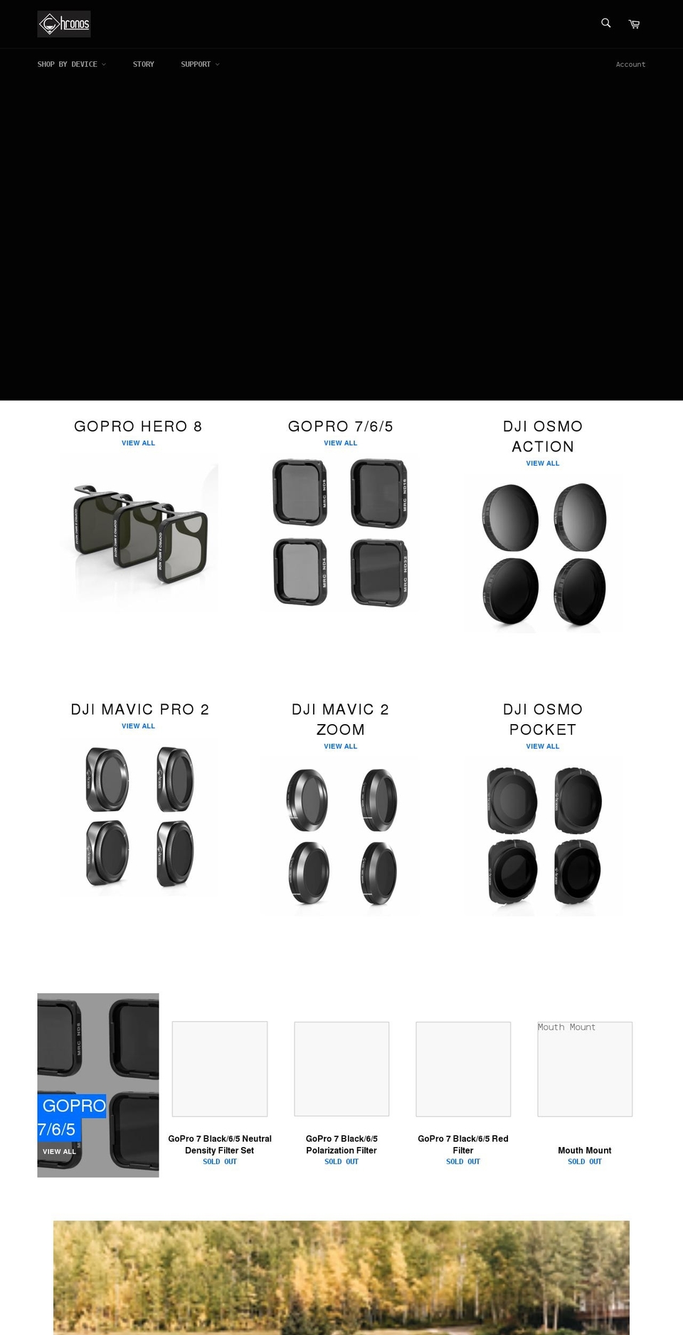 chronosgear.com shopify website screenshot