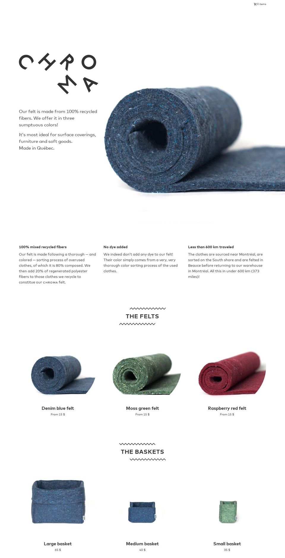 chrrroma.ca shopify website screenshot
