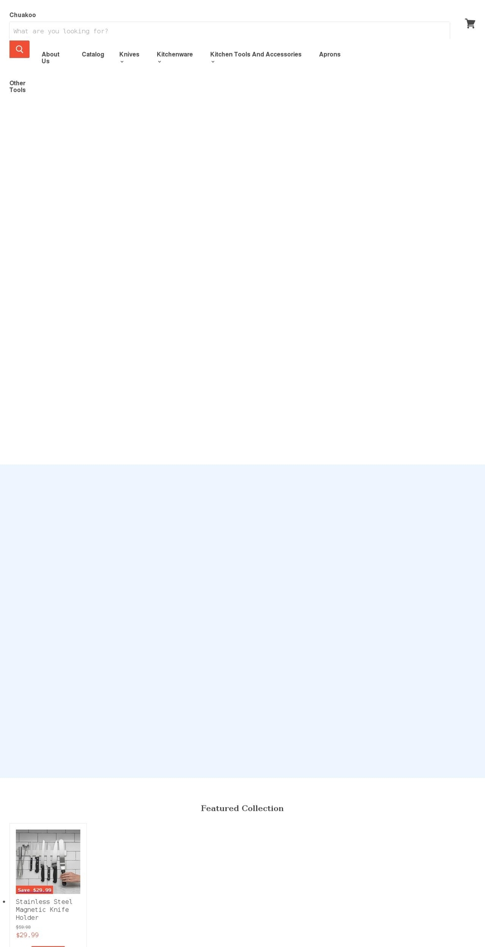 chuakoo.com shopify website screenshot