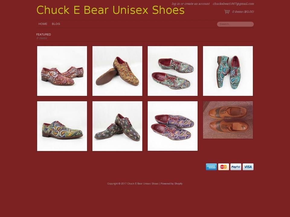 chuckebear.com shopify website screenshot