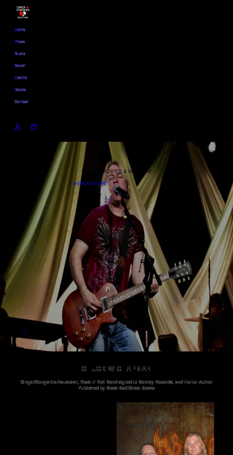 chuckwchapman.com shopify website screenshot