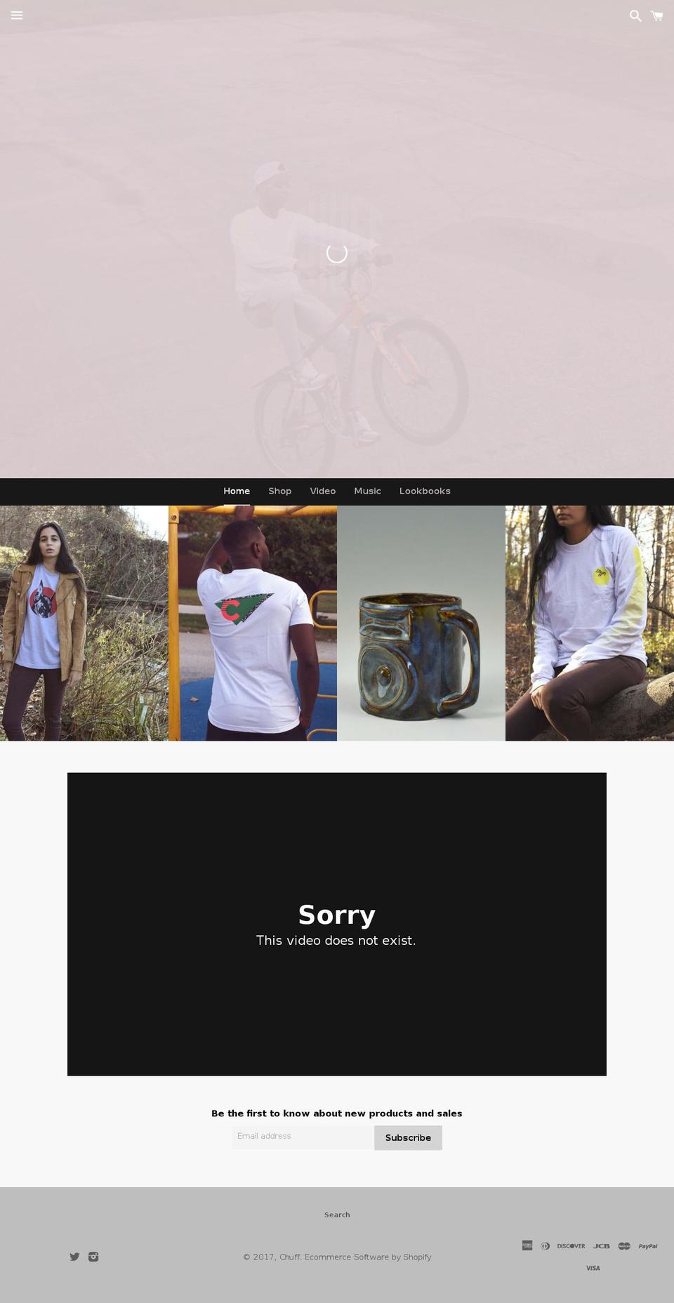 chuffmd.com shopify website screenshot