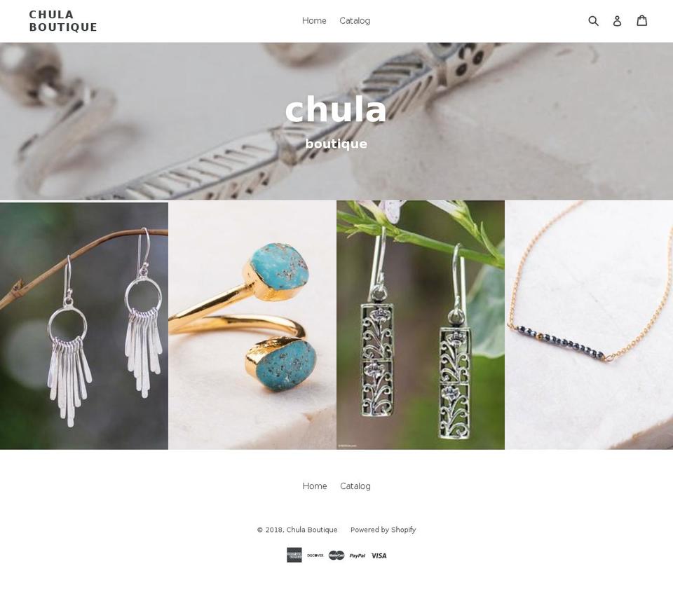 chulaboutiques.com — Shopify storefront screenshot