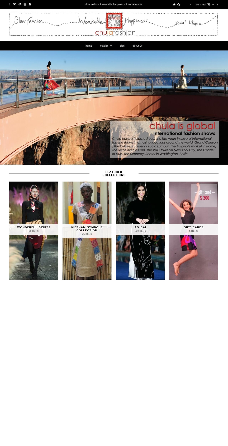 chulafashion.com shopify website screenshot