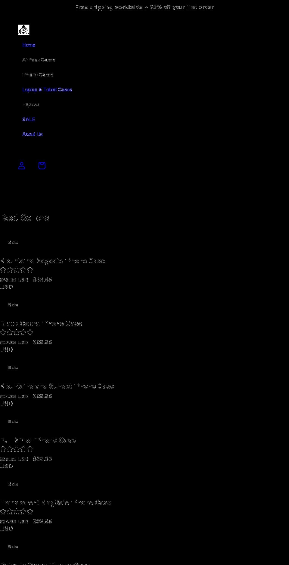 chunkcase.com shopify website screenshot