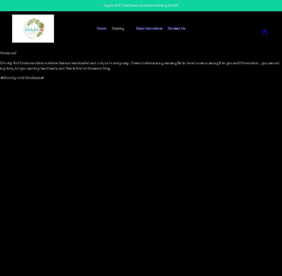 chunkybuttcustoms.com shopify website screenshot