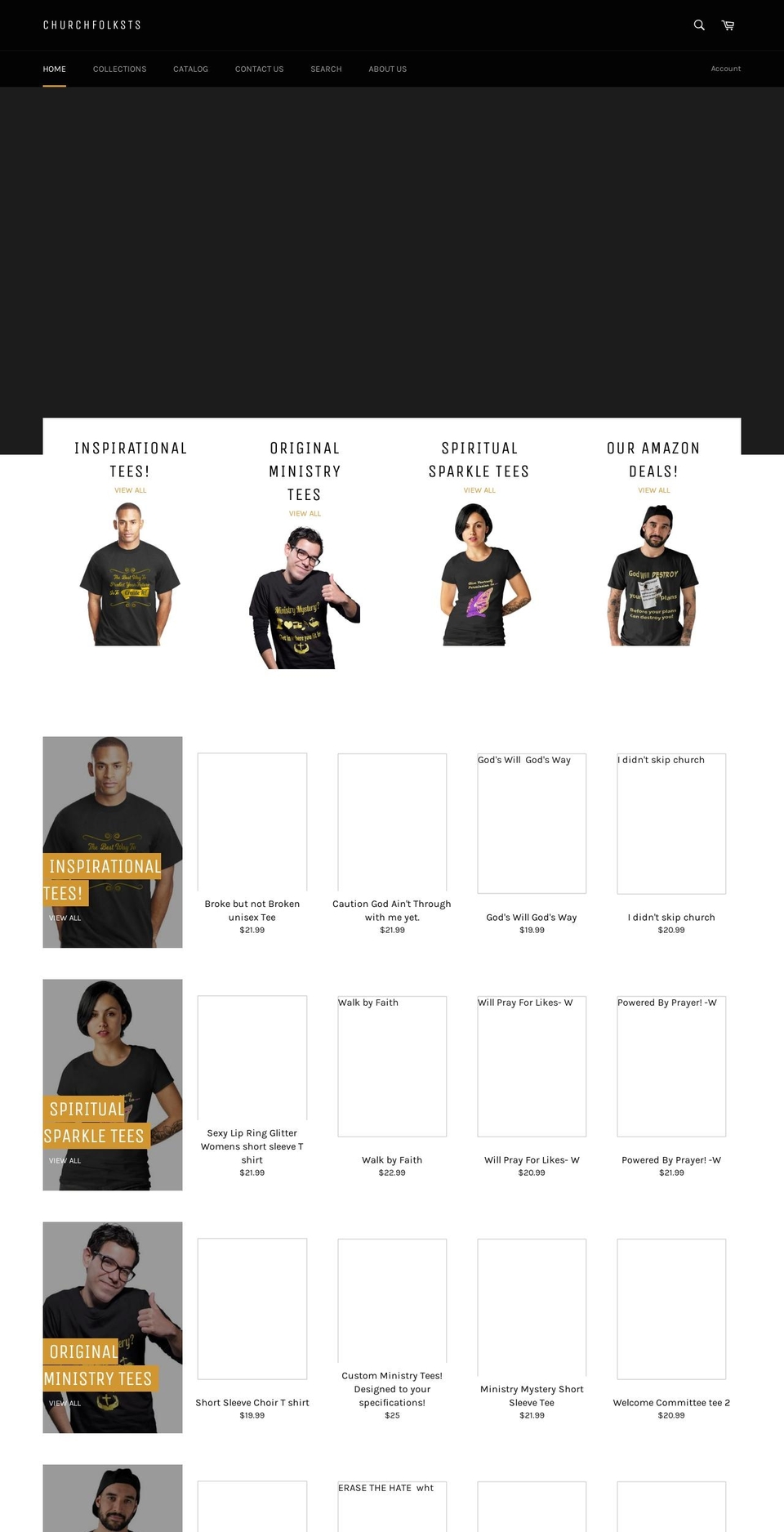 churchfolksts.com — Shopify storefront screenshot