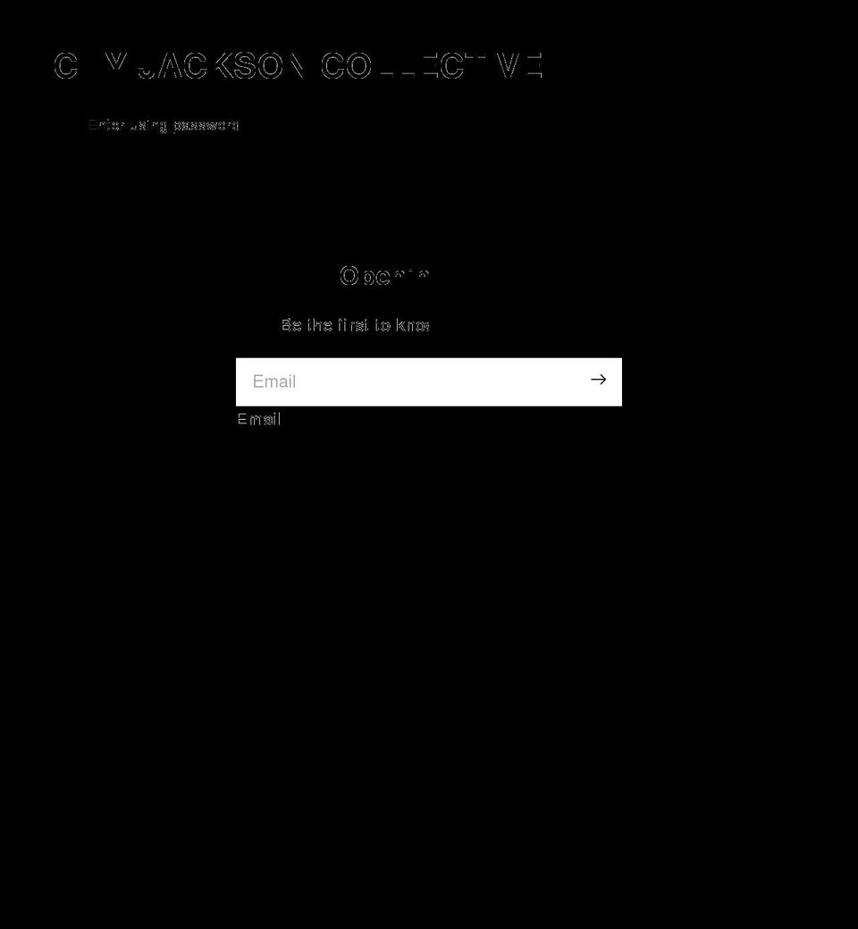 chyjackson.com shopify website screenshot