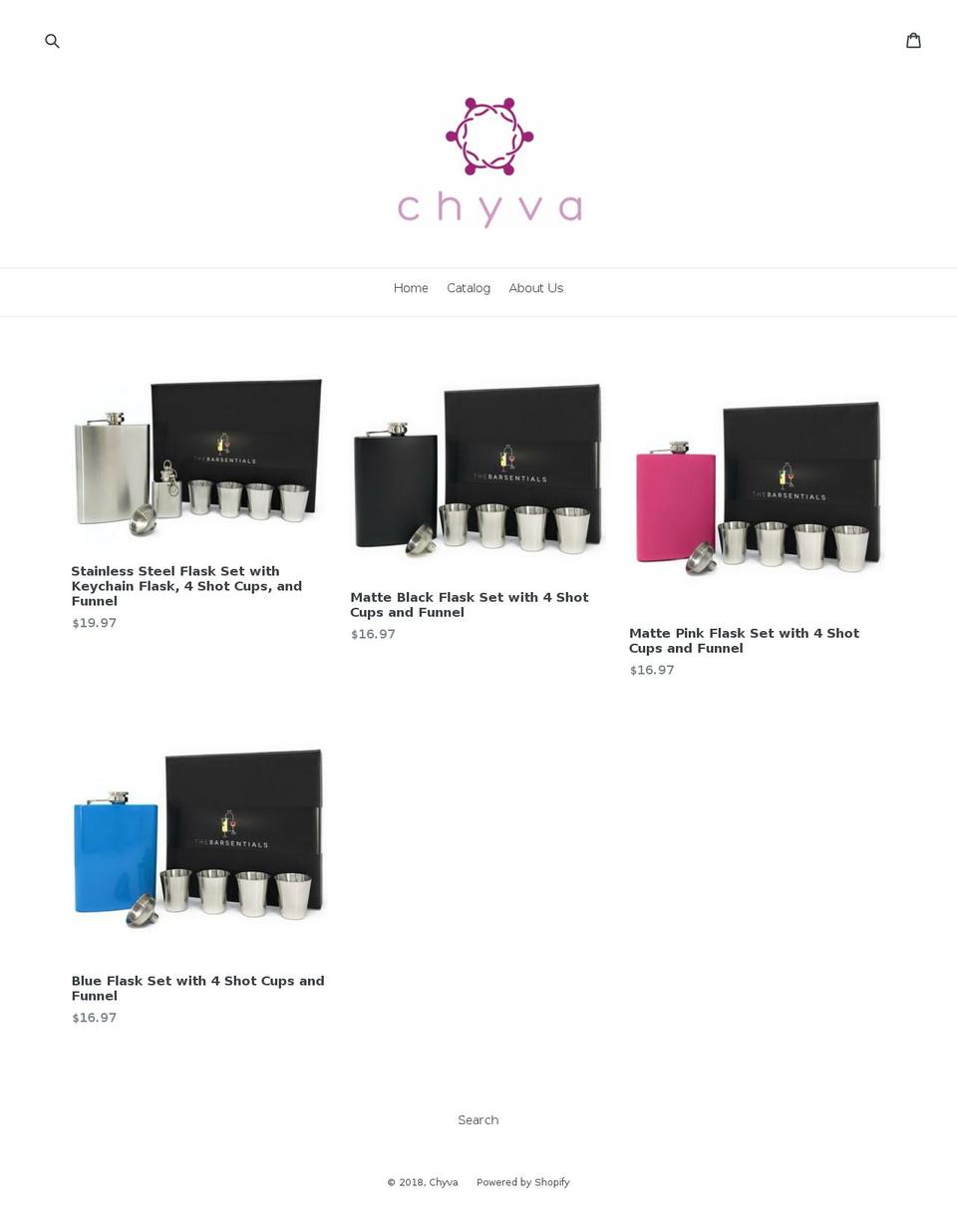 chyva.com shopify website screenshot