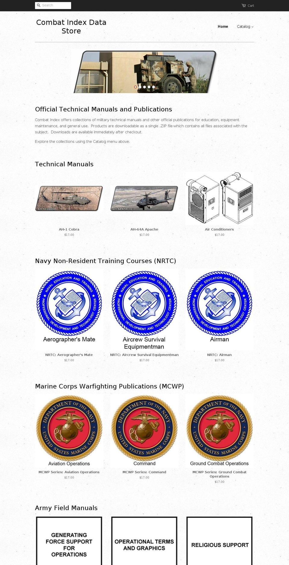 ci-datastore.com shopify website screenshot