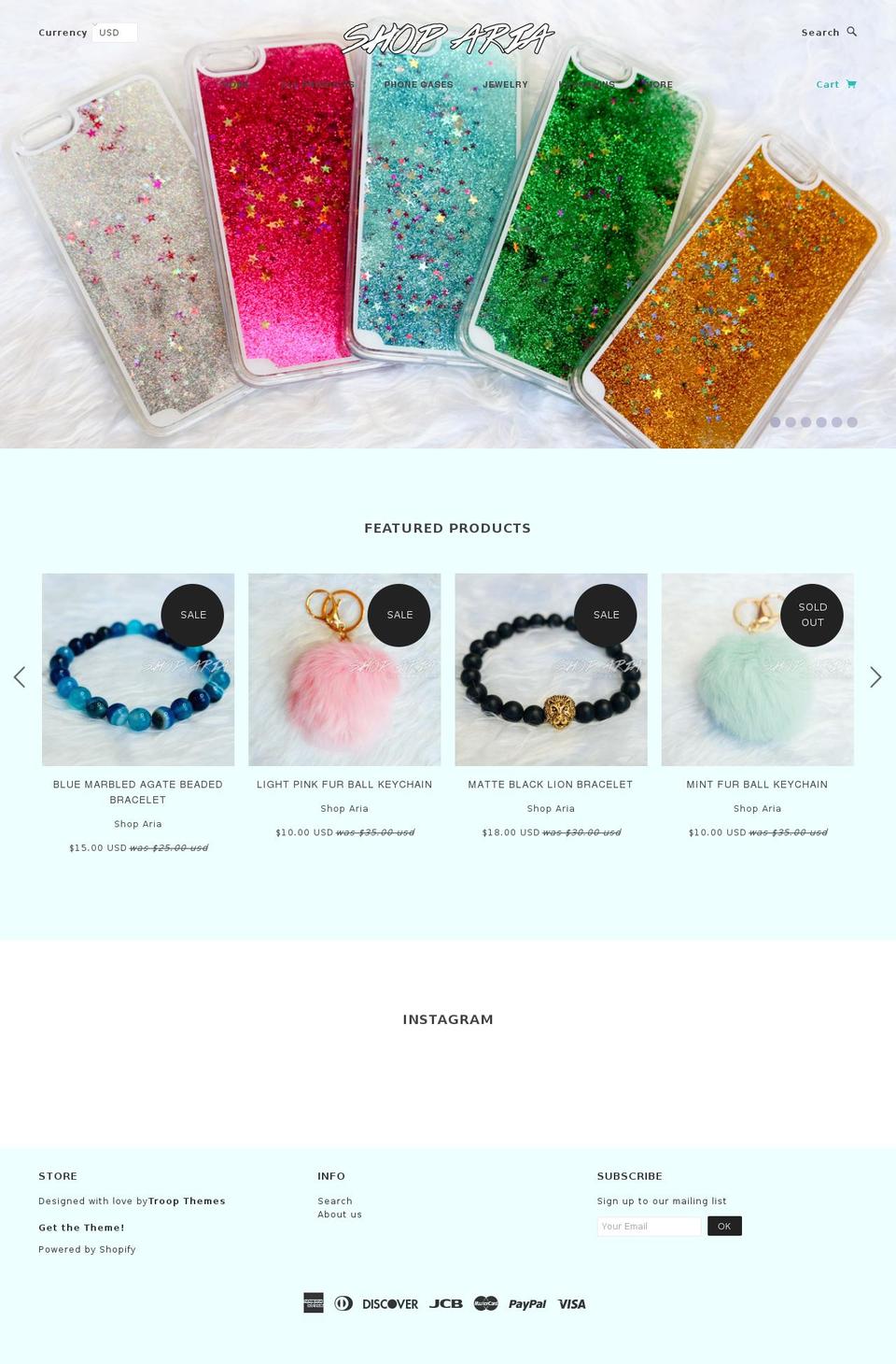 ciaoluna.com shopify website screenshot