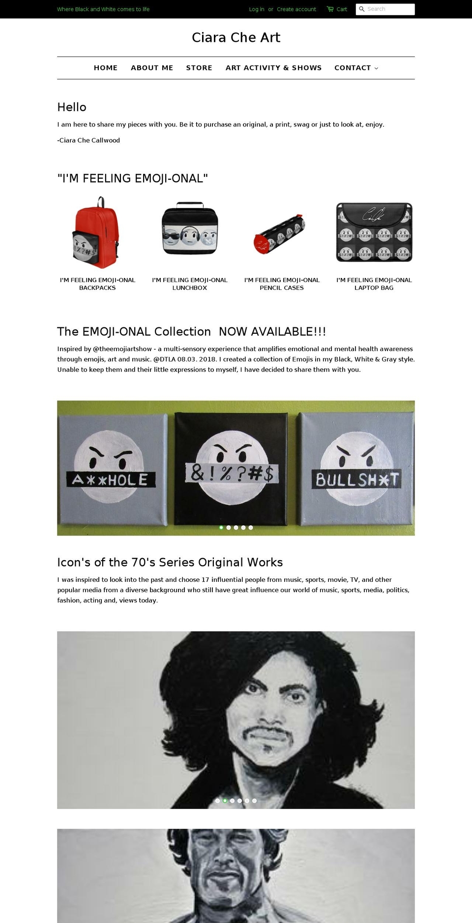Ciara Che Minimal template 2017 Shopify theme site example ciarache.com