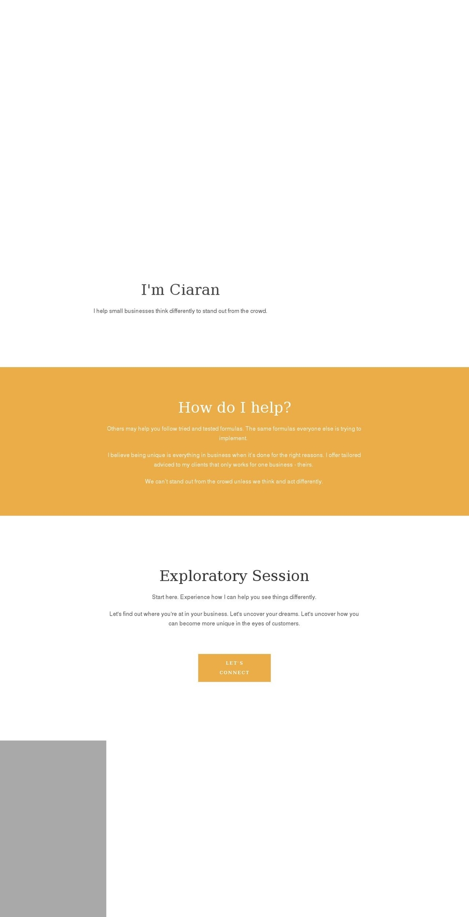 ciaranboyce.ie shopify website screenshot