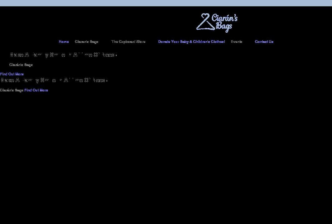ciaranscupboard.com shopify website screenshot