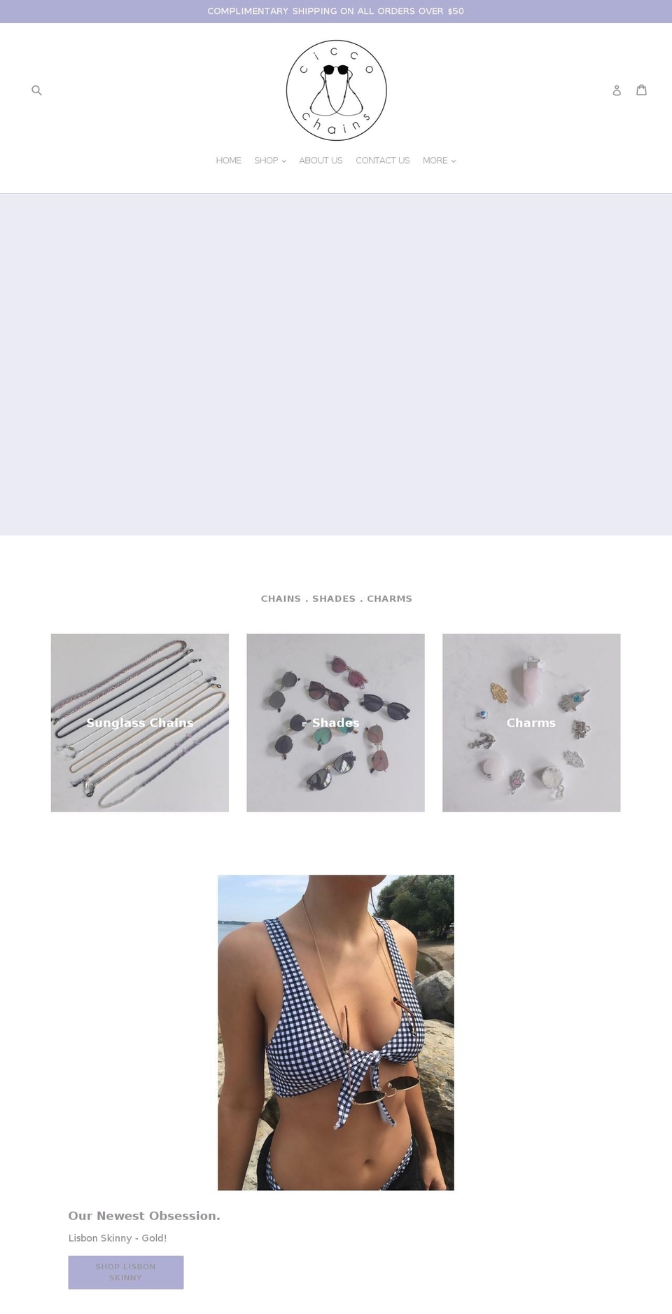 ciccochains.com — Shopify storefront screenshot