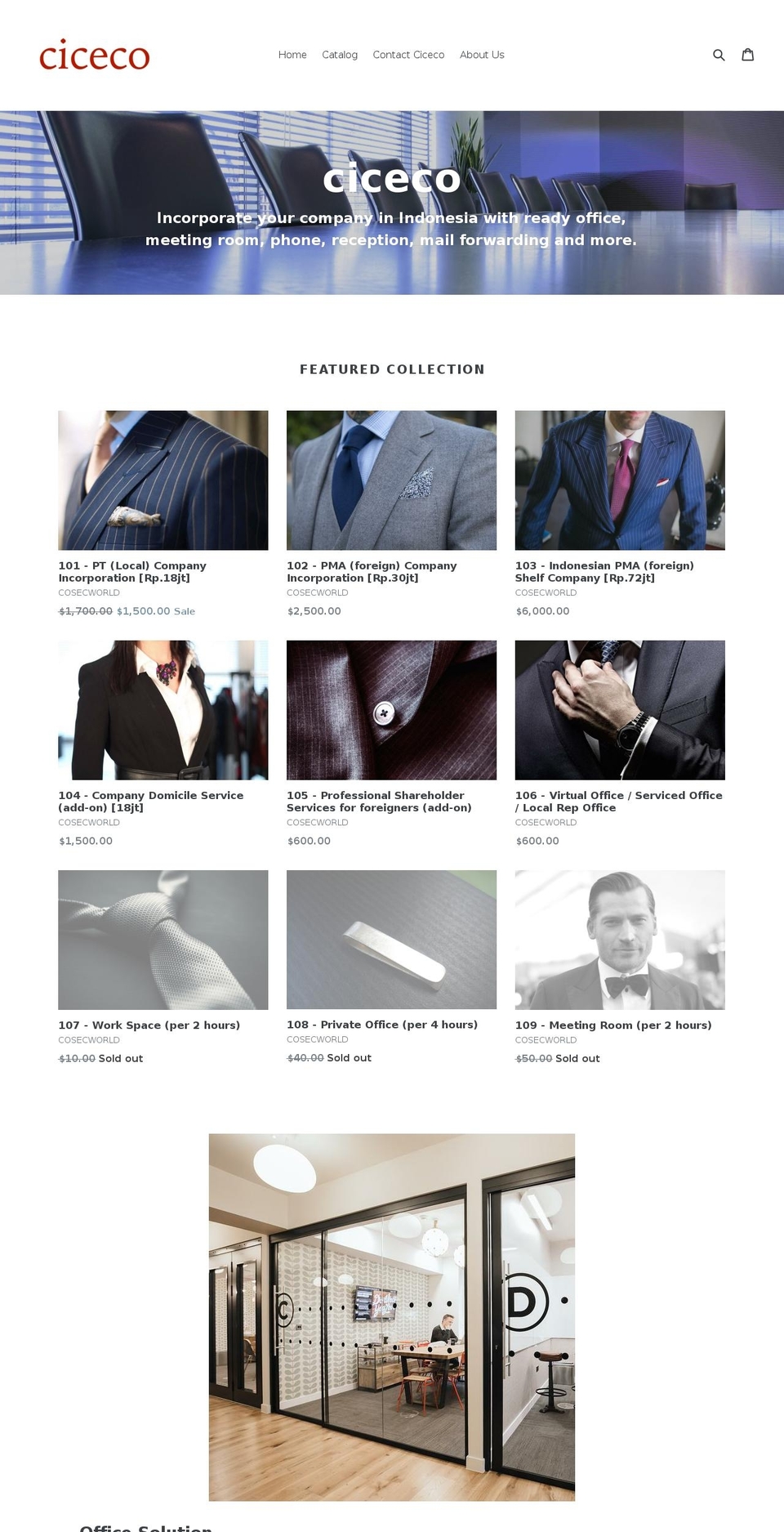 ciceco.com shopify website screenshot