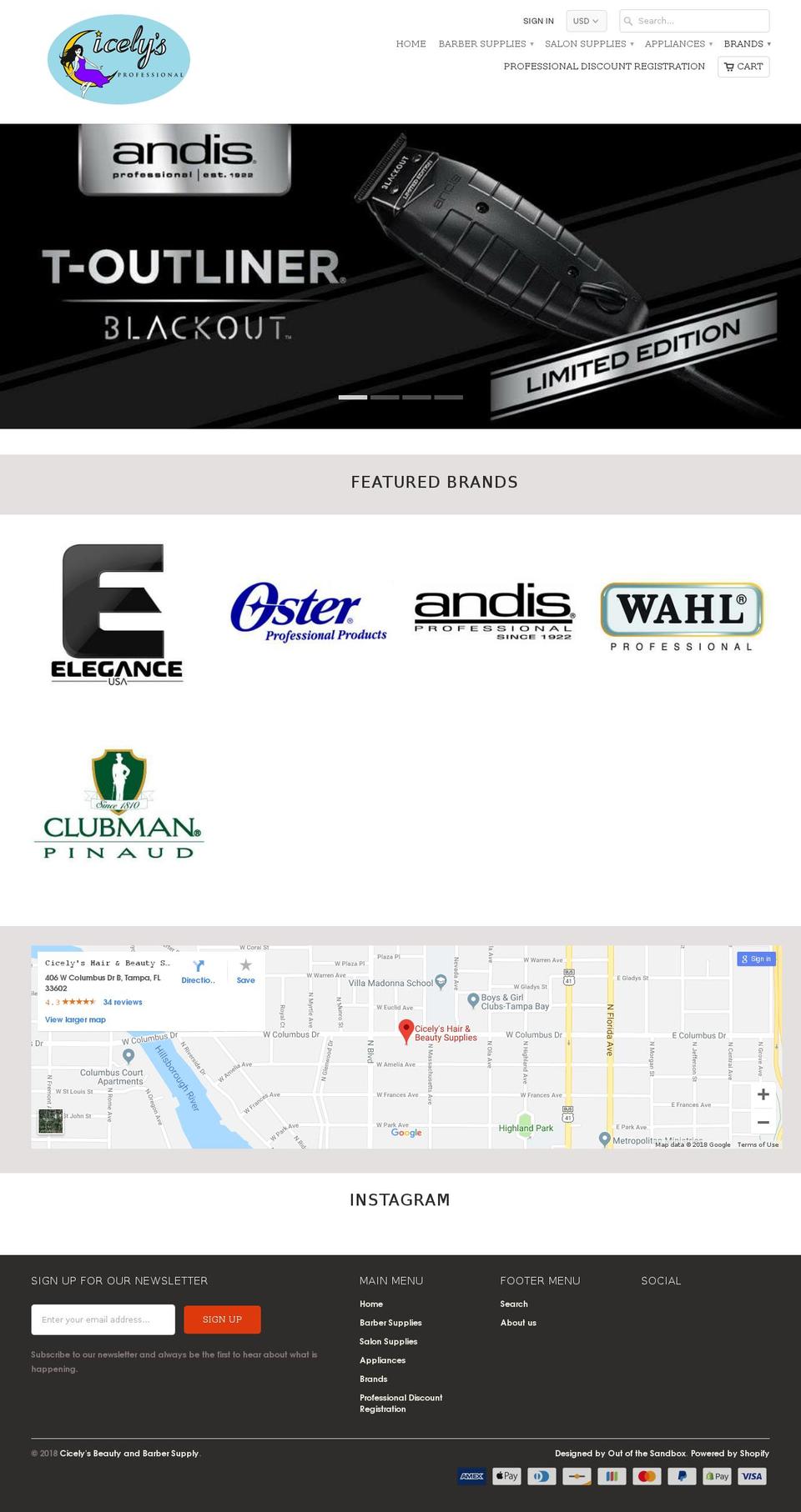 cicelyspro.com shopify website screenshot