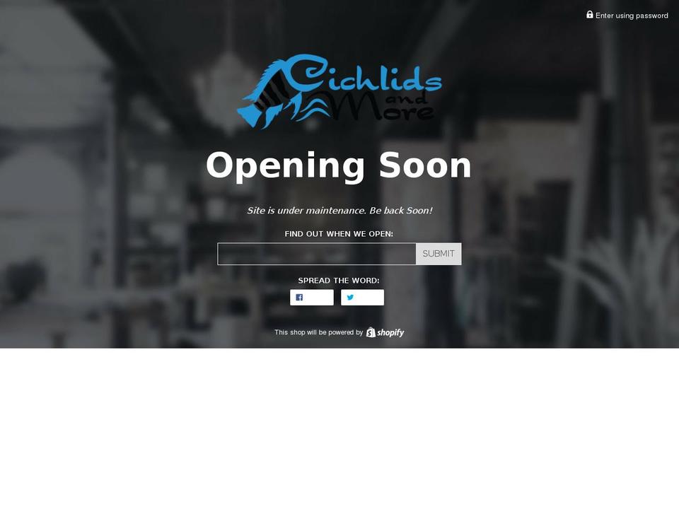 dsl-5-0-1 Shopify theme site example cichlidsandmore.com