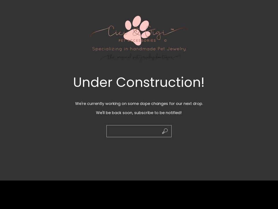 cici-gigi.com shopify website screenshot