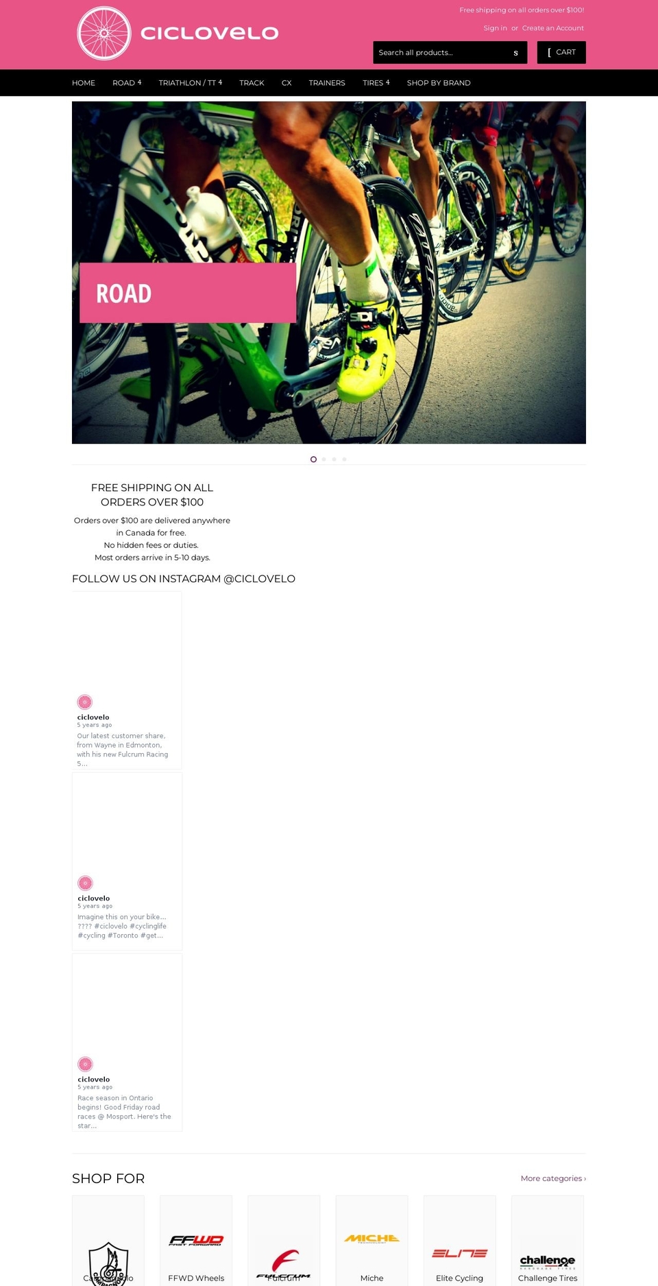 ciclovelo.myshopify.com shopify website screenshot