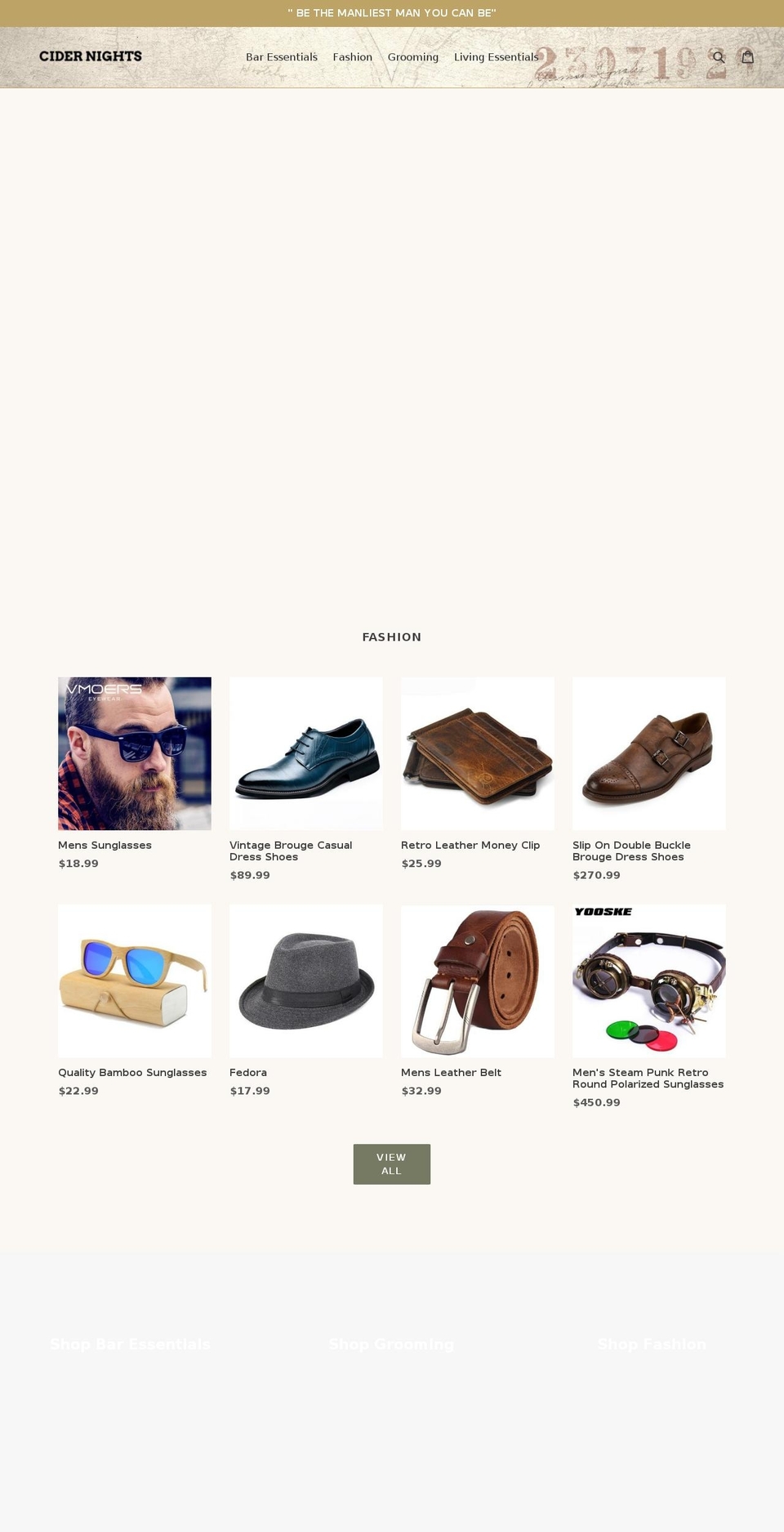 updated-theme-brown-and-cooper Shopify theme site example cidernights.com