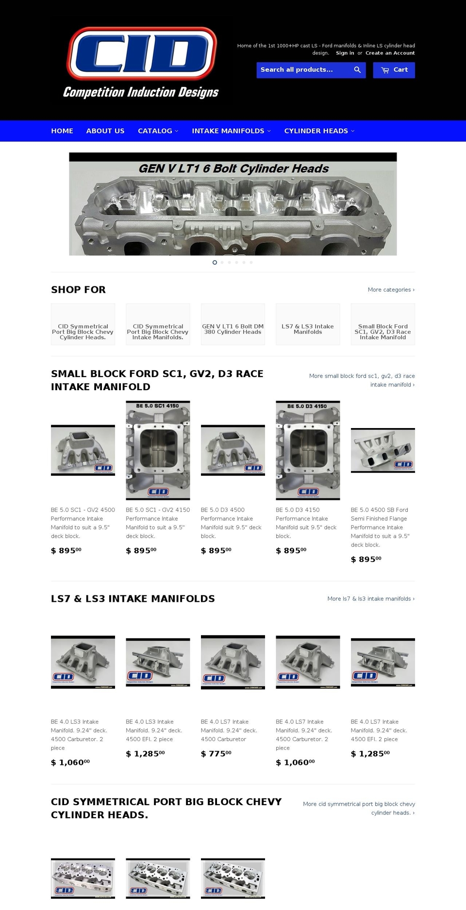 cidheads.com shopify website screenshot