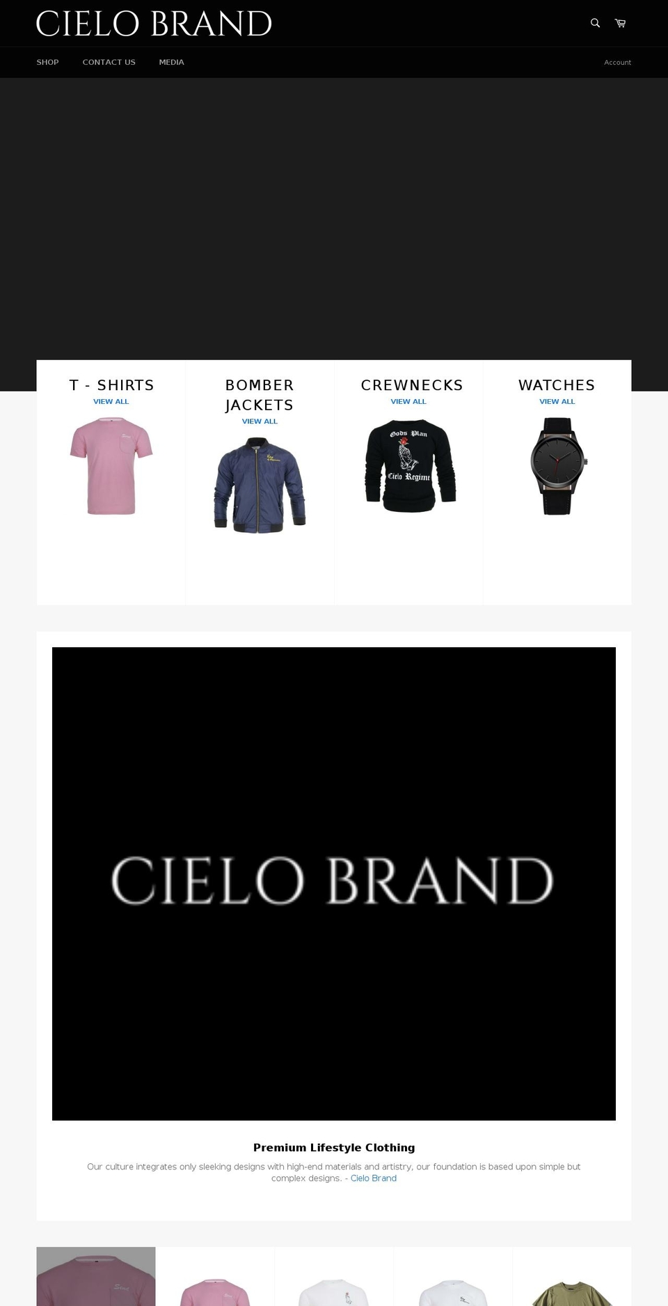 cielobrand.com — Shopify storefront screenshot