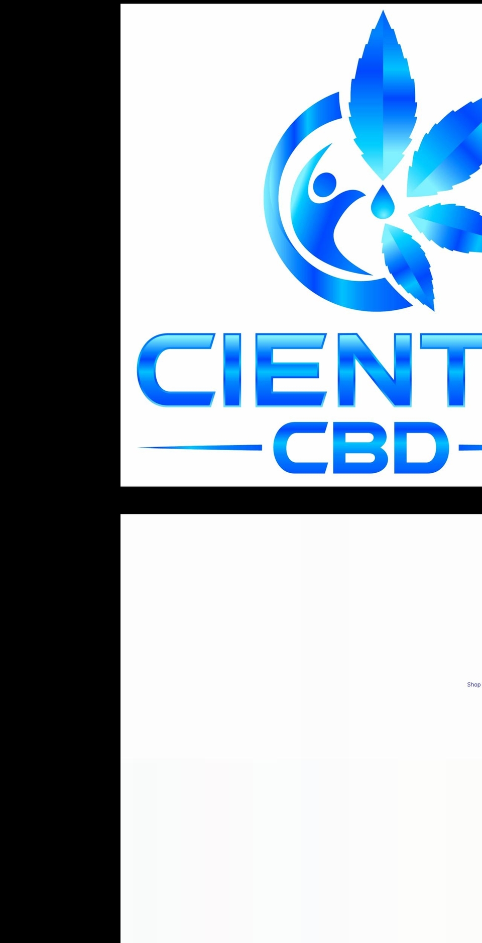 cientocbd.com shopify website screenshot