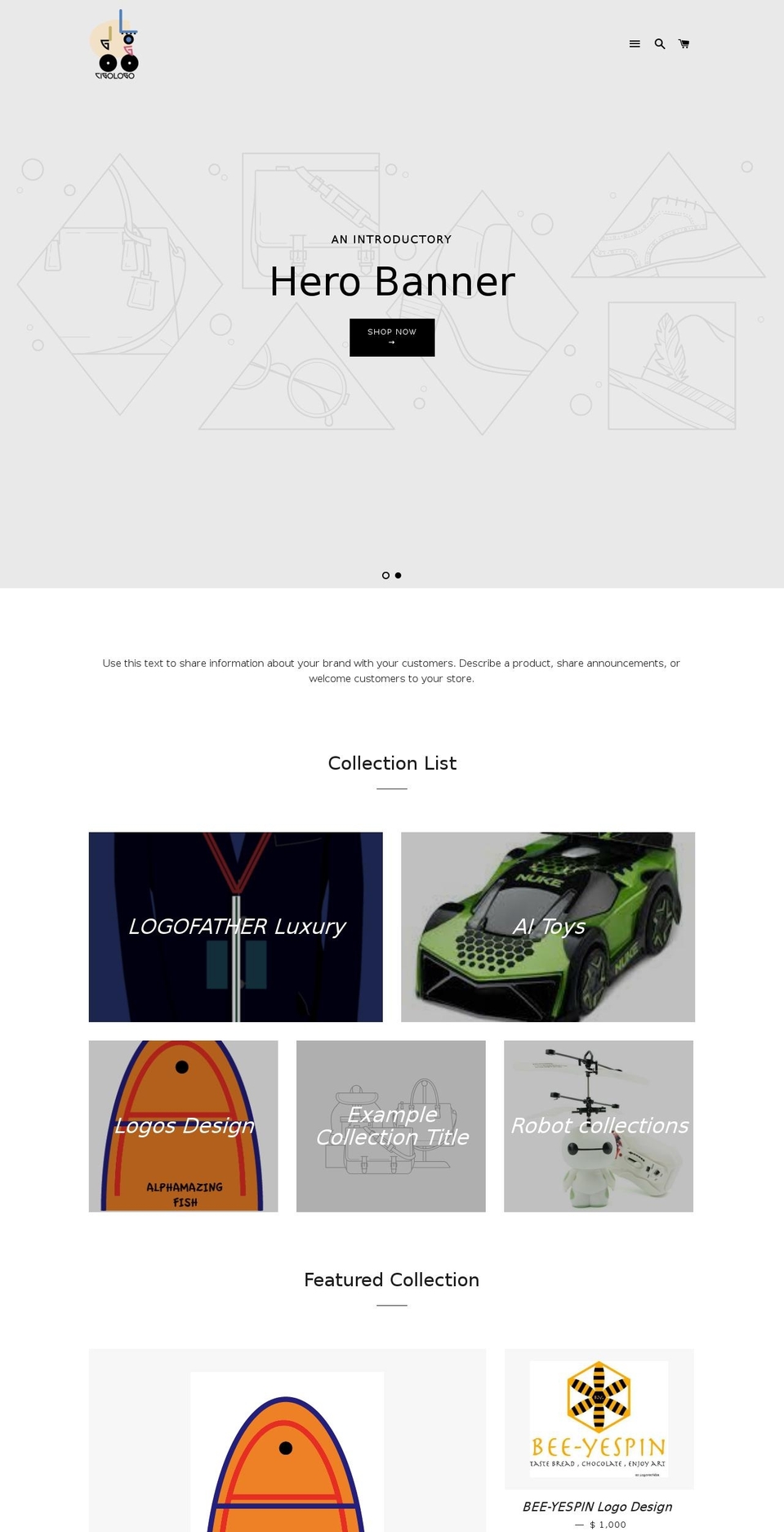cigologo.com — Shopify storefront screenshot