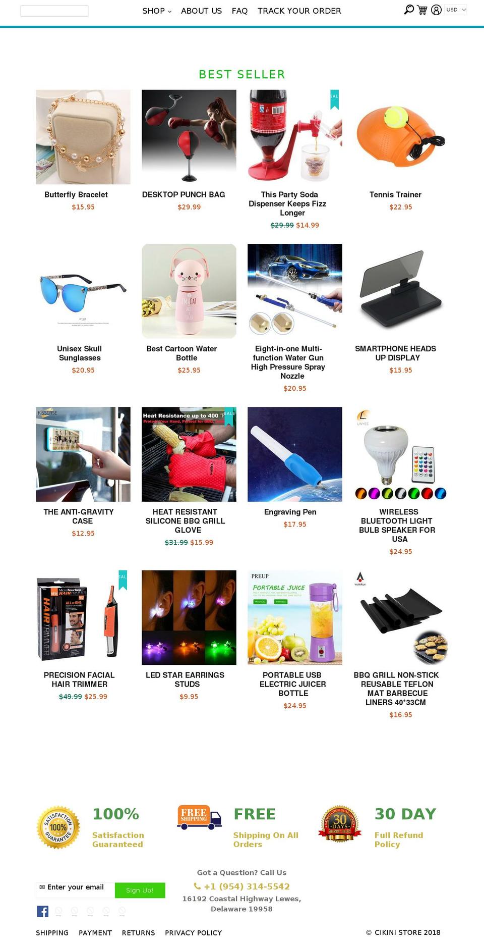 cikinistore.com — Shopify storefront screenshot