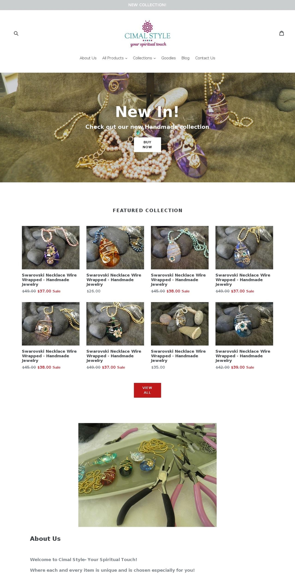 cimalstyle.com shopify website screenshot