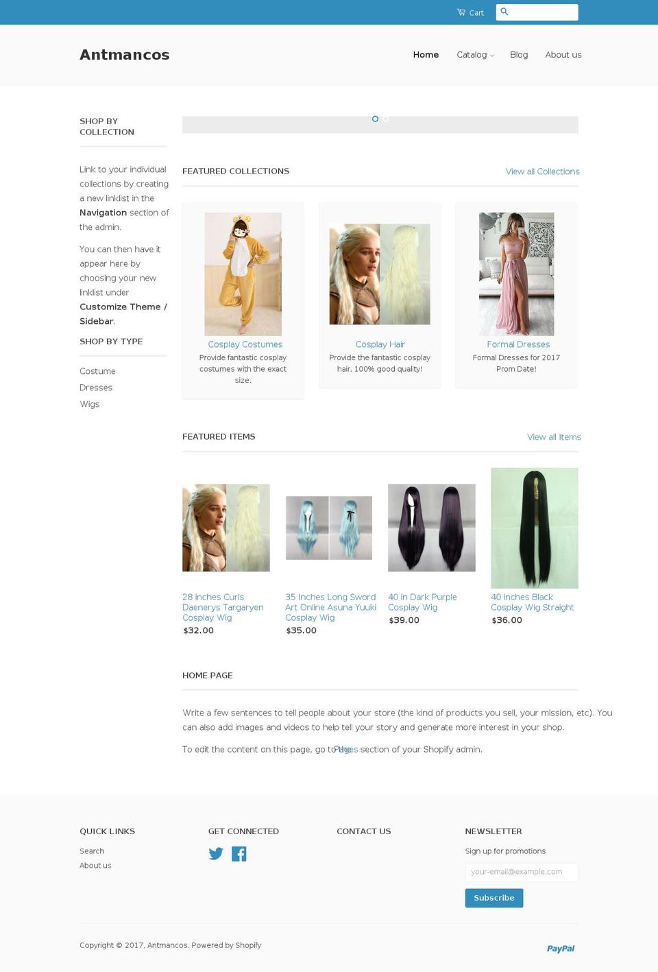 cinderelladress2015.com shopify website screenshot