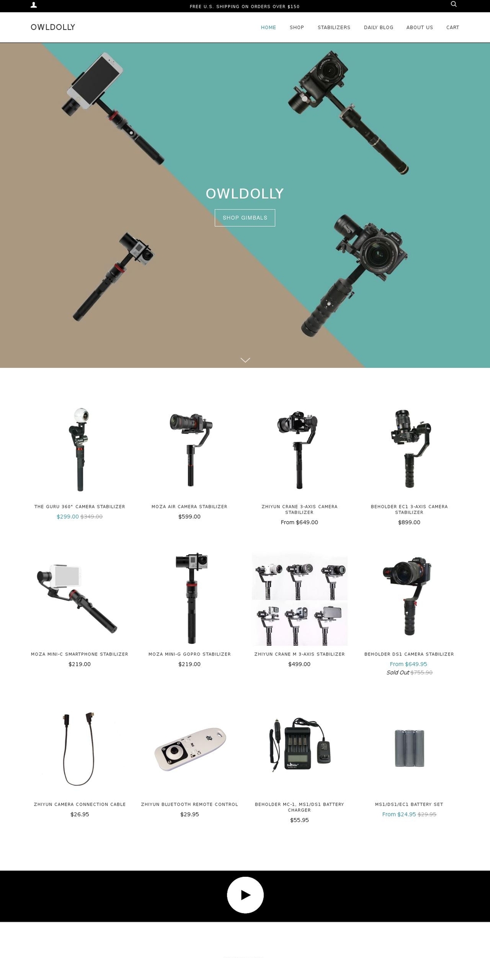 cinematicsusa.com shopify website screenshot