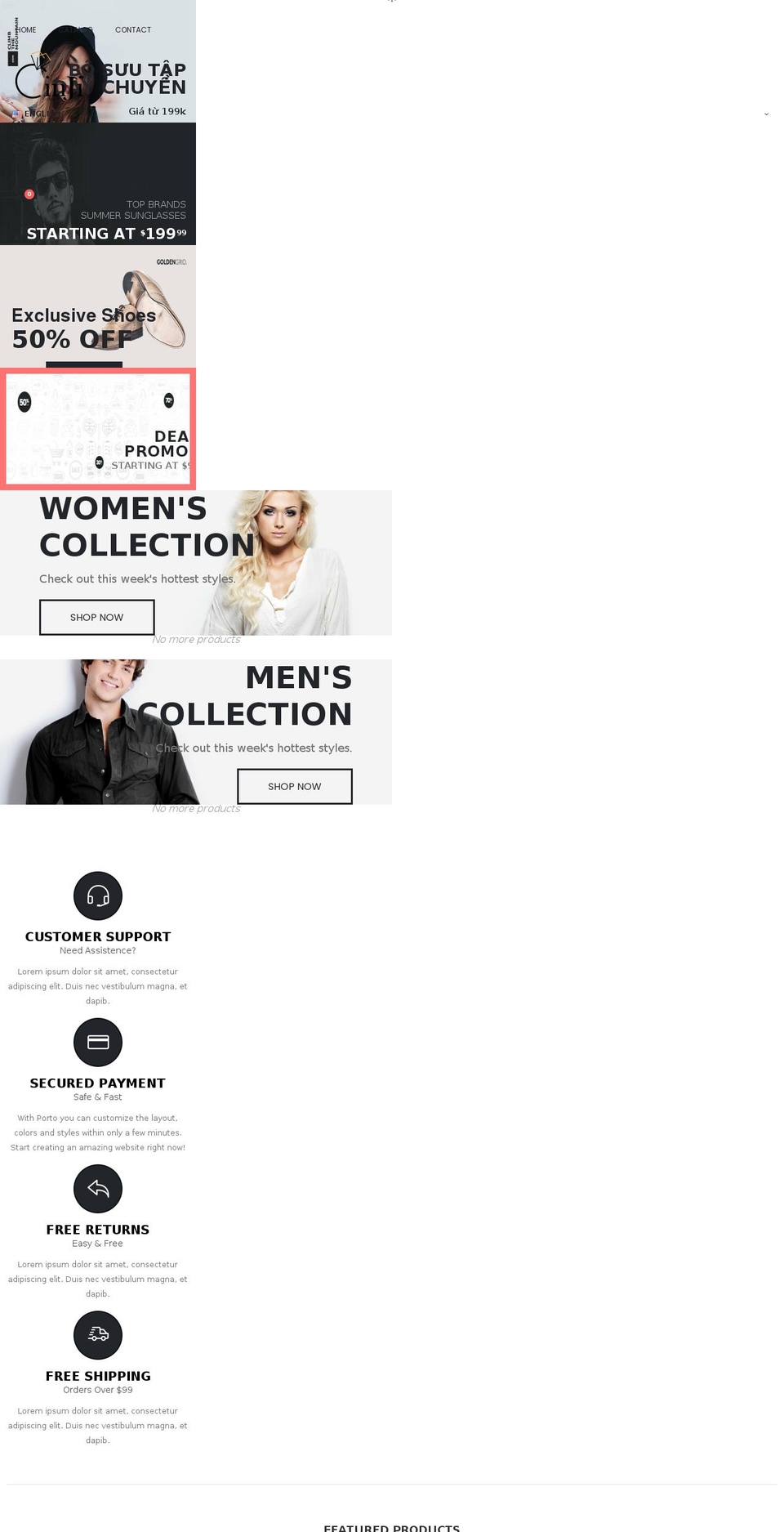 cinji.com shopify website screenshot
